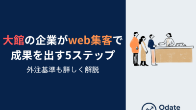 大館の企業がweb集客で成果を出す5ステップと外注基準を詳しく解説