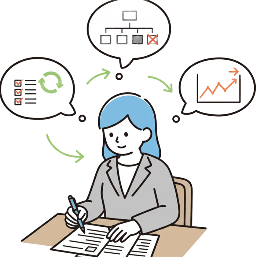 今の取り組みを見直したい方へ